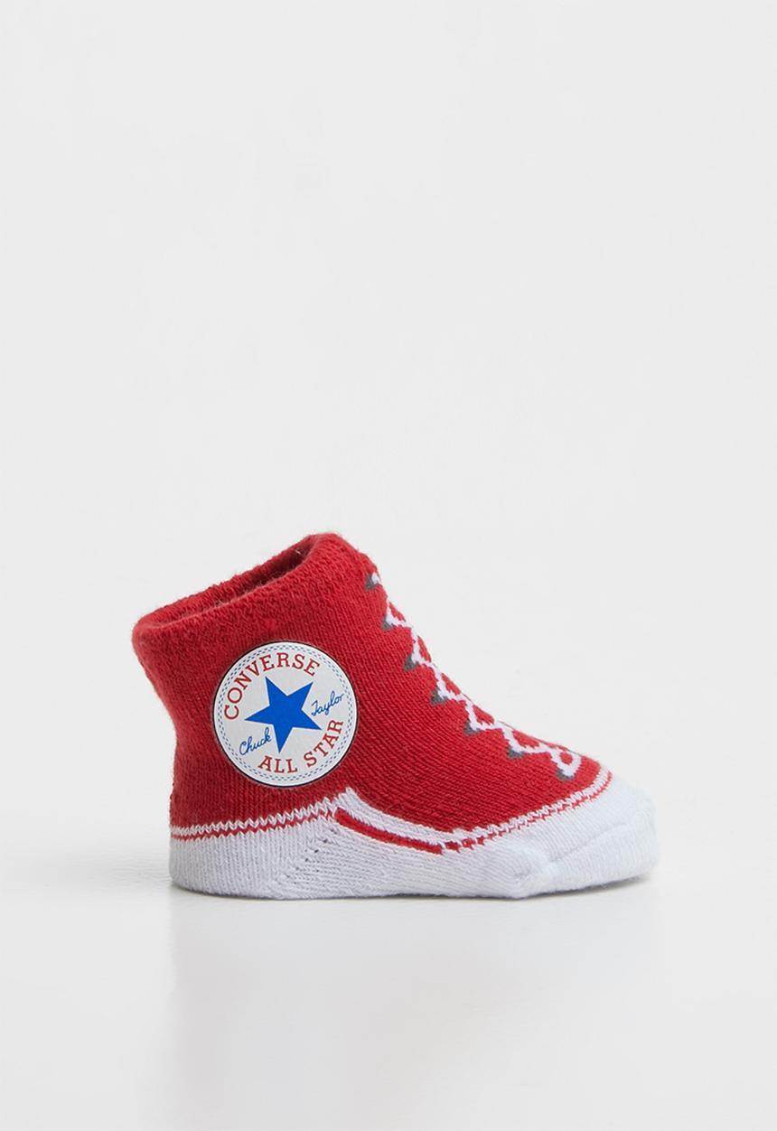 Converse - Converse chuck bootie 2 pack - grey & red