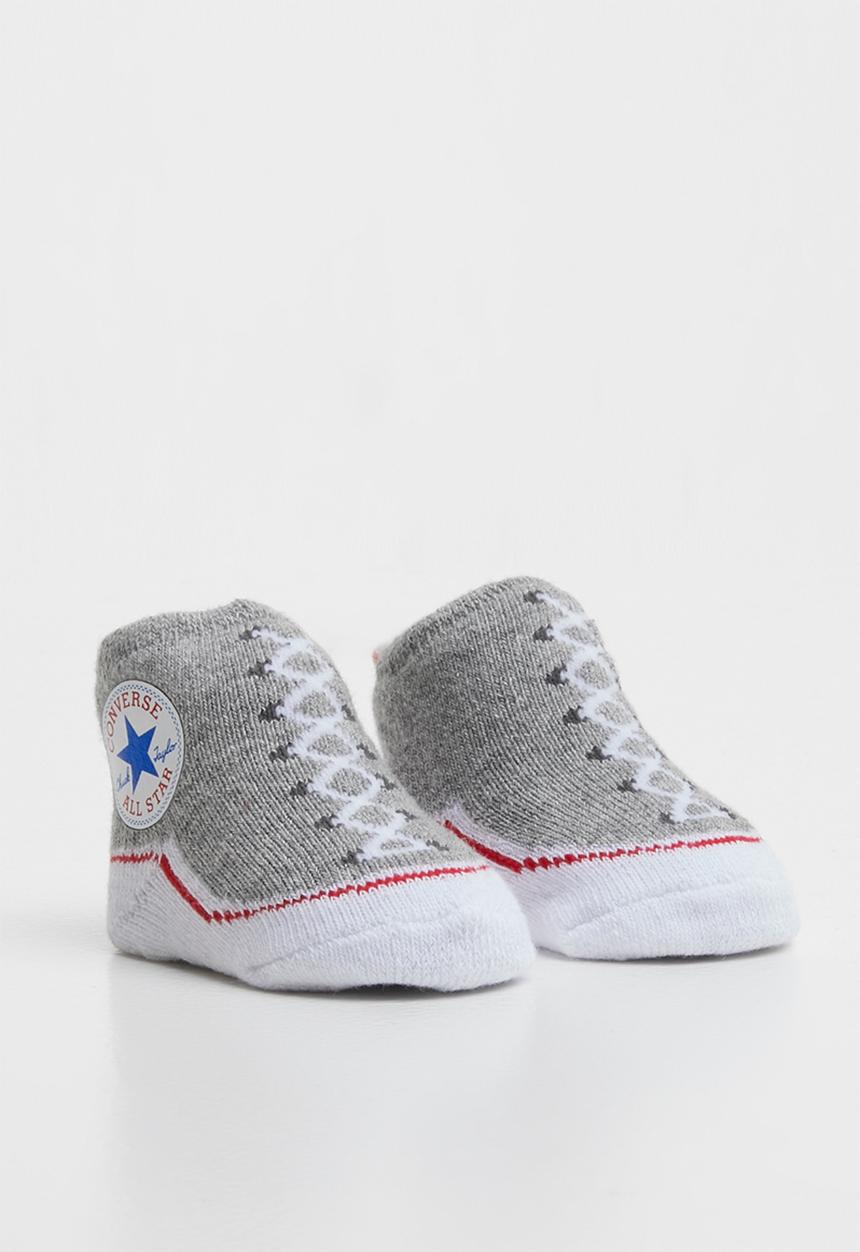 Converse - Converse chuck bootie 2 pack - grey & red