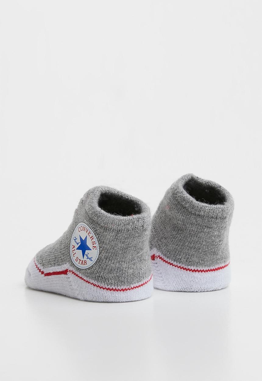 Converse - Converse chuck bootie 2 pack - grey & red