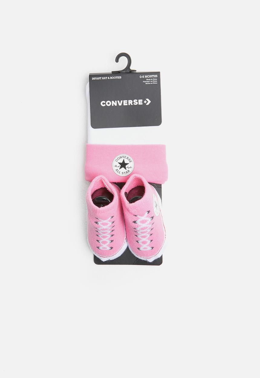 Converse - Converse hat & boots - pink & white