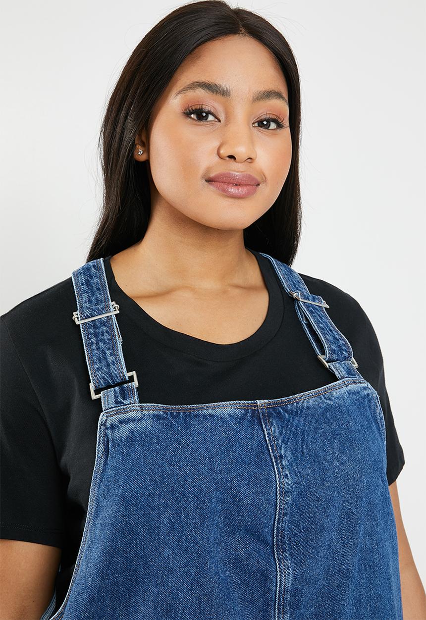 New Look - Charlotte buckle pinafore -  blue