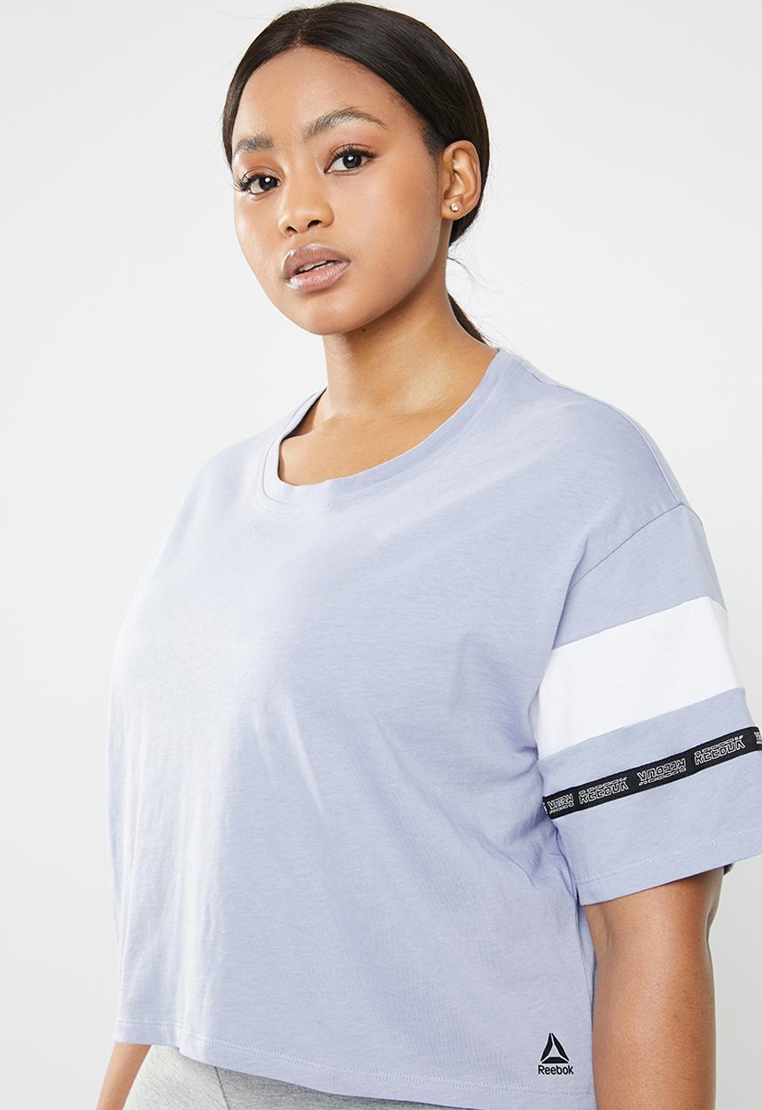 Reebok - Curve myt solid tee - purple