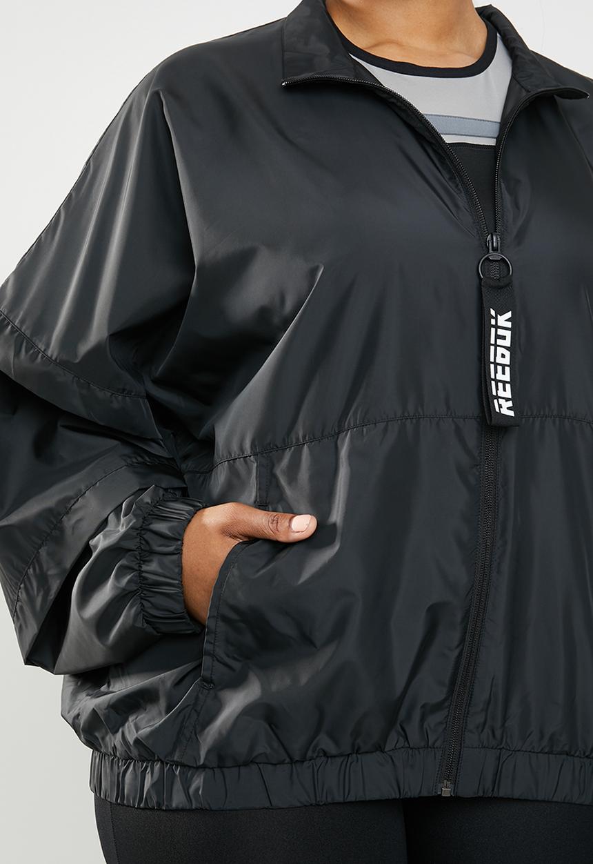 Reebok - Curve myt woven jacket - black