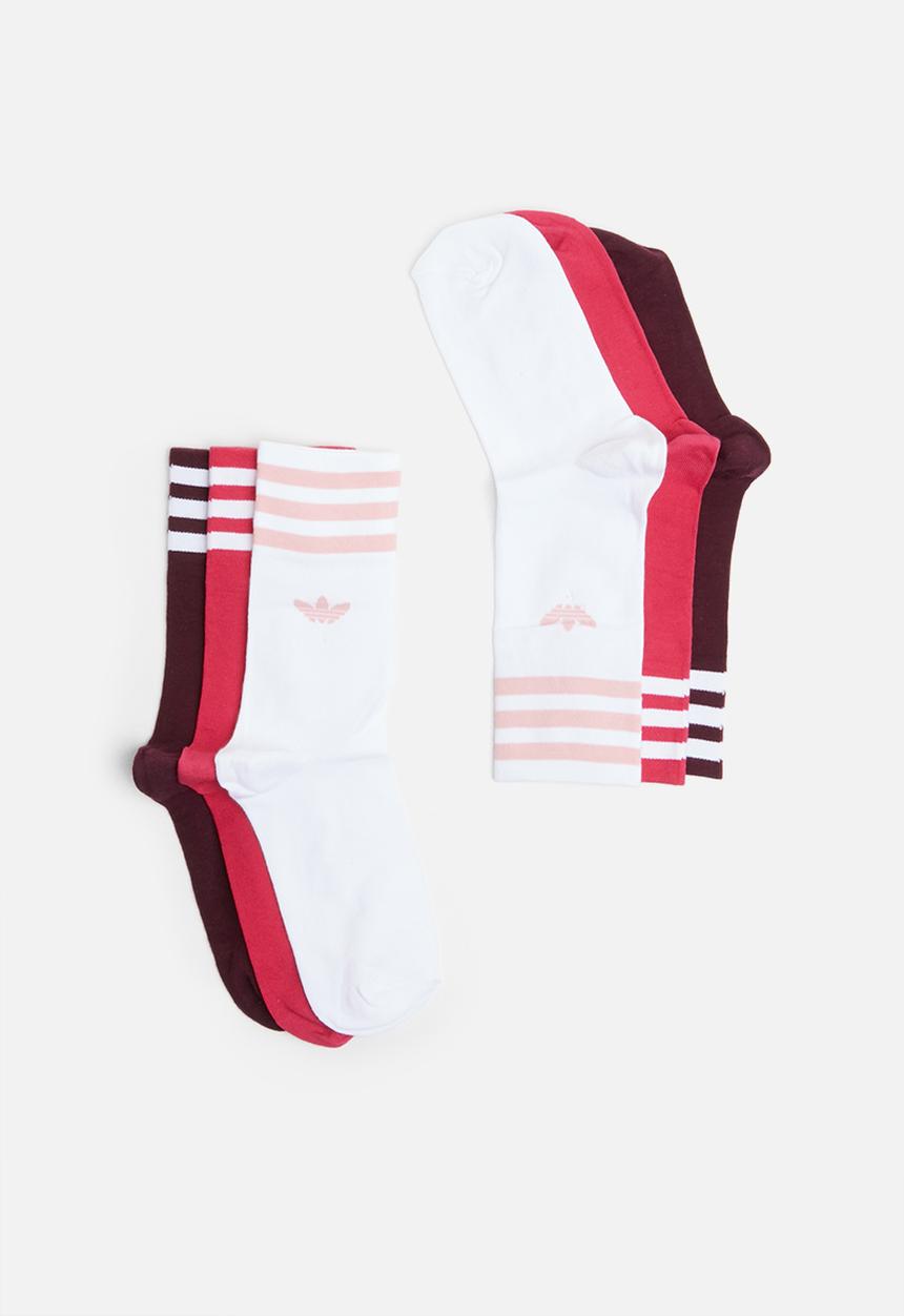 adidas Originals - Solid crew 3 pack - multi