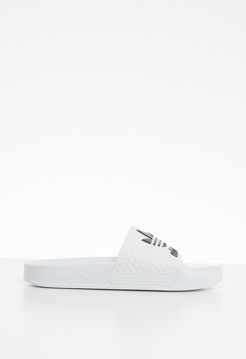 adidas Performance - Adilette j - black & white