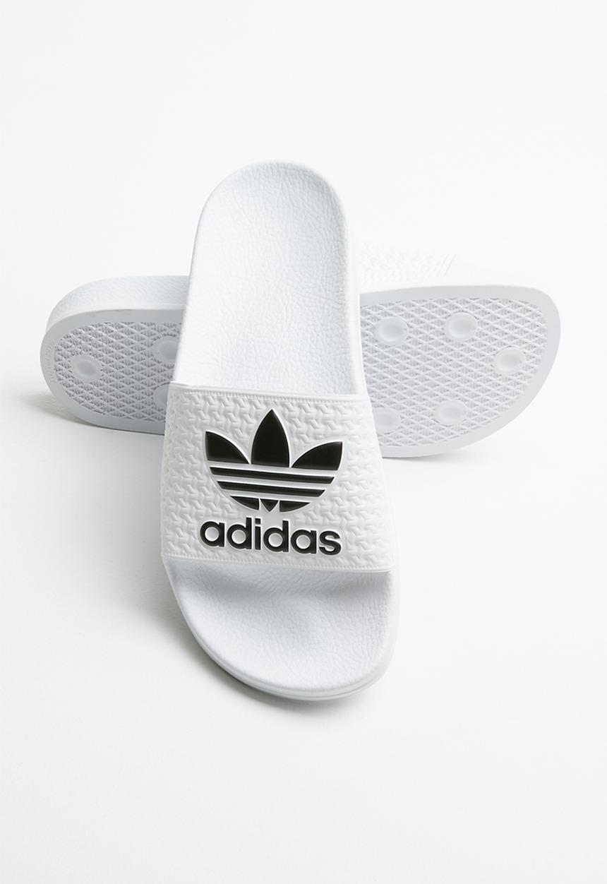 adidas Performance - Adilette j - black & white