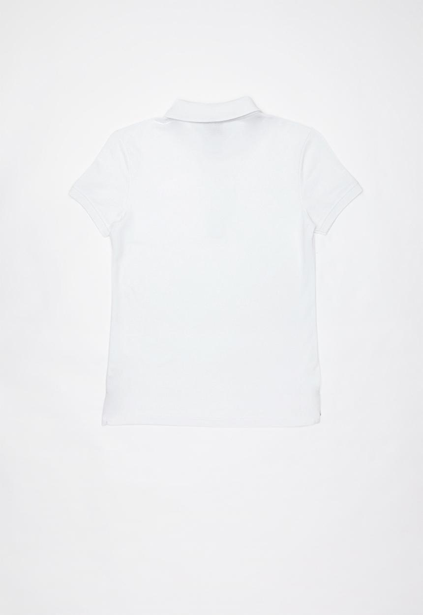 POLO - Girls nina short sleeve golfer - white
