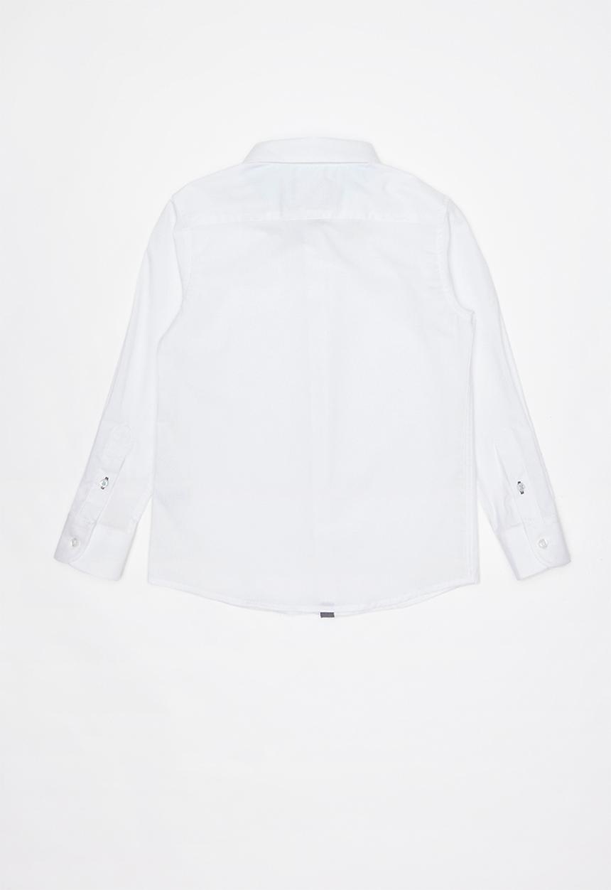 POLO - Boys Nicholas long sleeve shirt - white