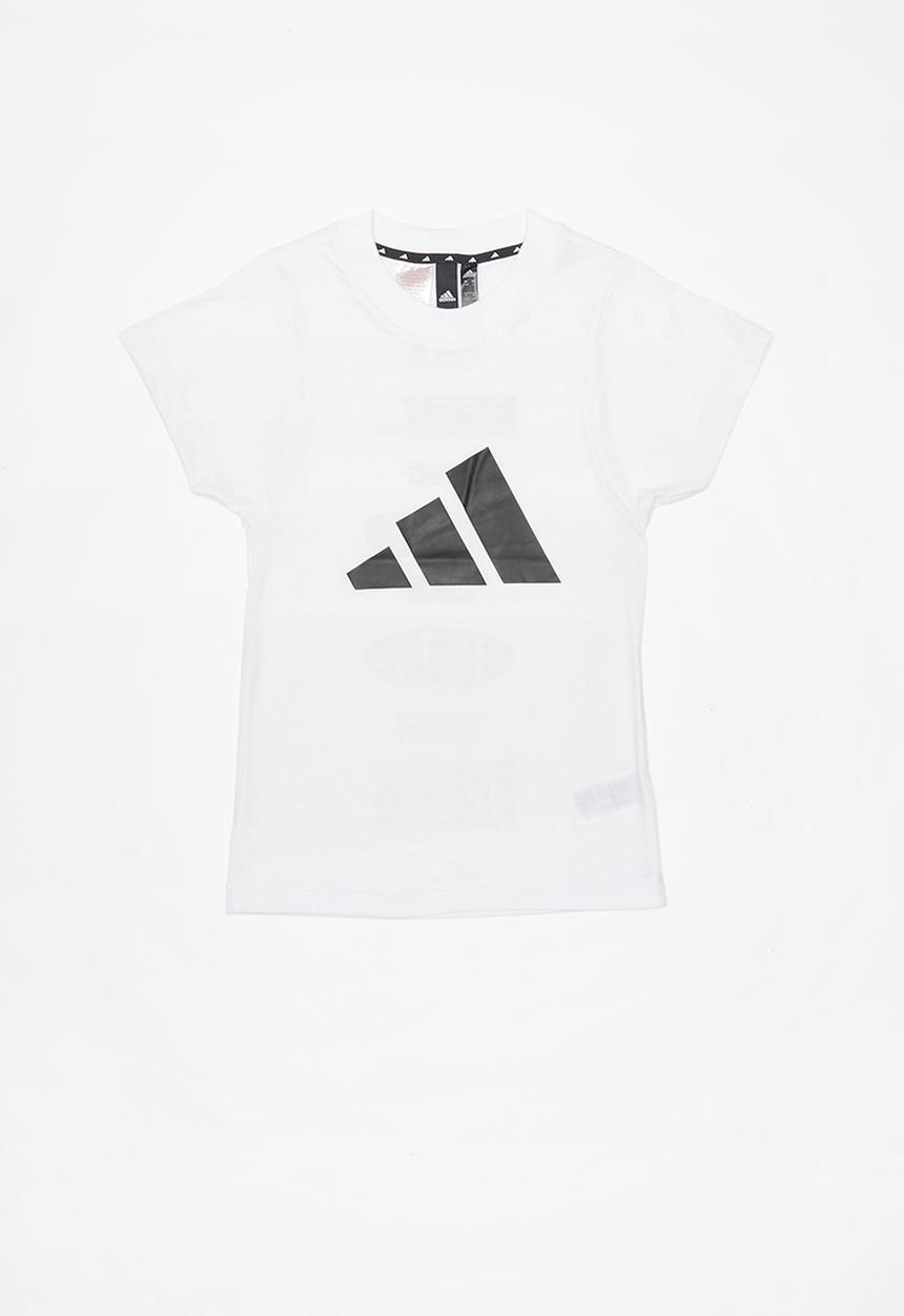 adidas Performance - Girls Adidas performance T-shirt - white & black
