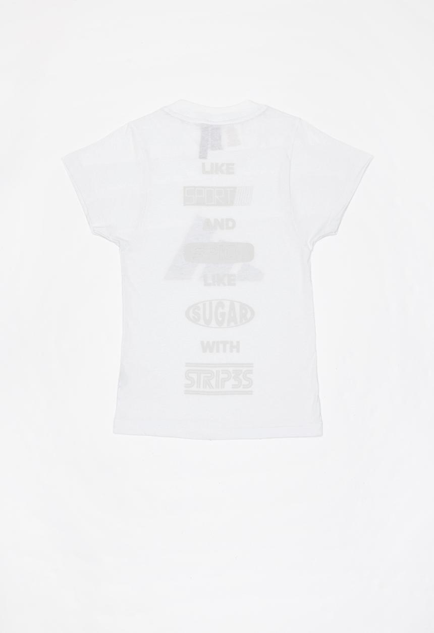 adidas Performance - Girls Adidas performance T-shirt - white & black