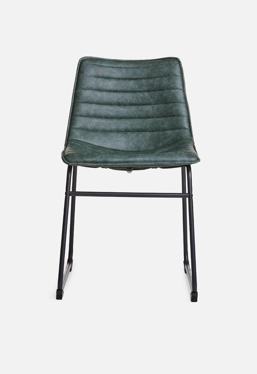 Sixth Floor - Panel dining chair - green