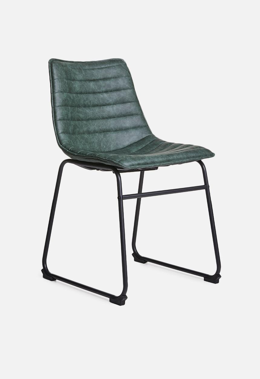 Sixth Floor - Panel dining chair - green