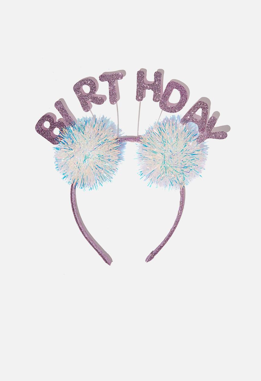 Cotton On - Novelty headband - purple & white  