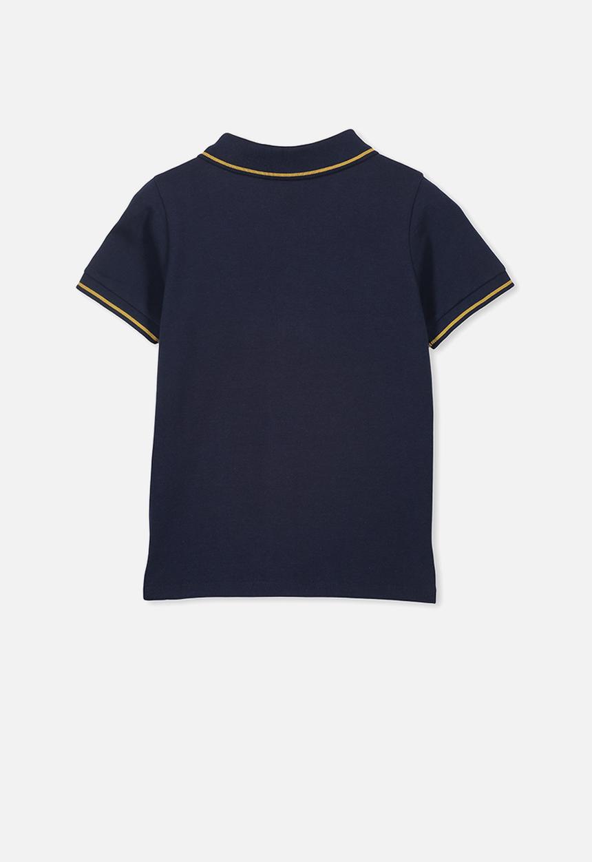 Cotton On - Kendricks polo - navy & yellow 
