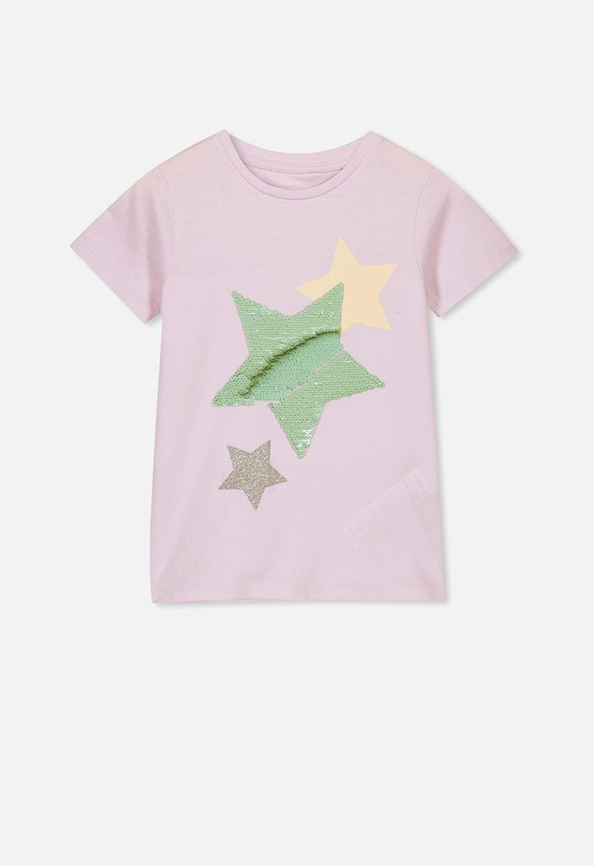 Cotton On - Stevie short sleeve embellished tee - purple