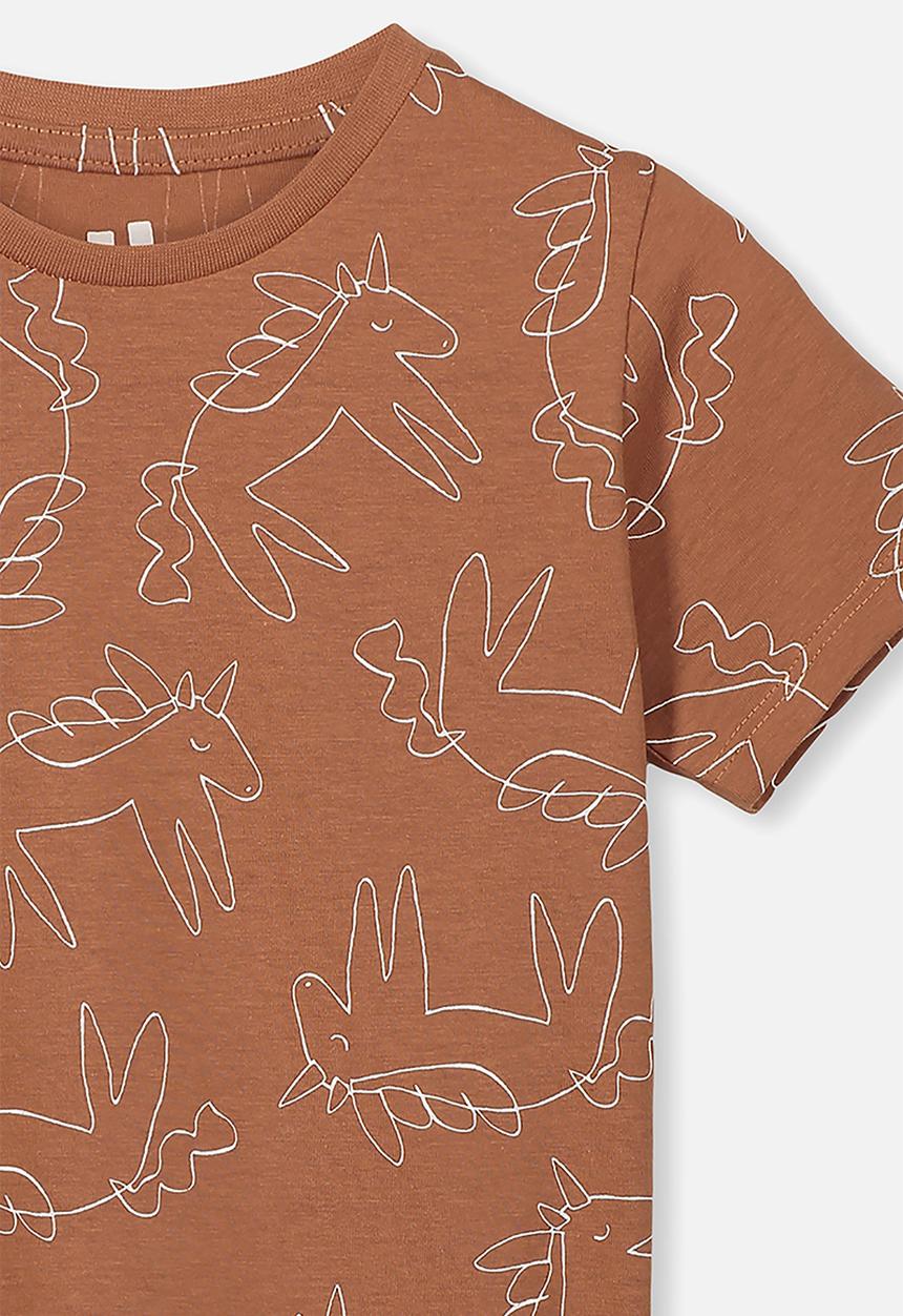 Cotton On - Penelope short sleeve tee - brown