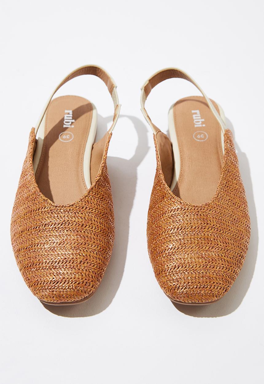 Cotton On - Olivia square toe slingback - tan