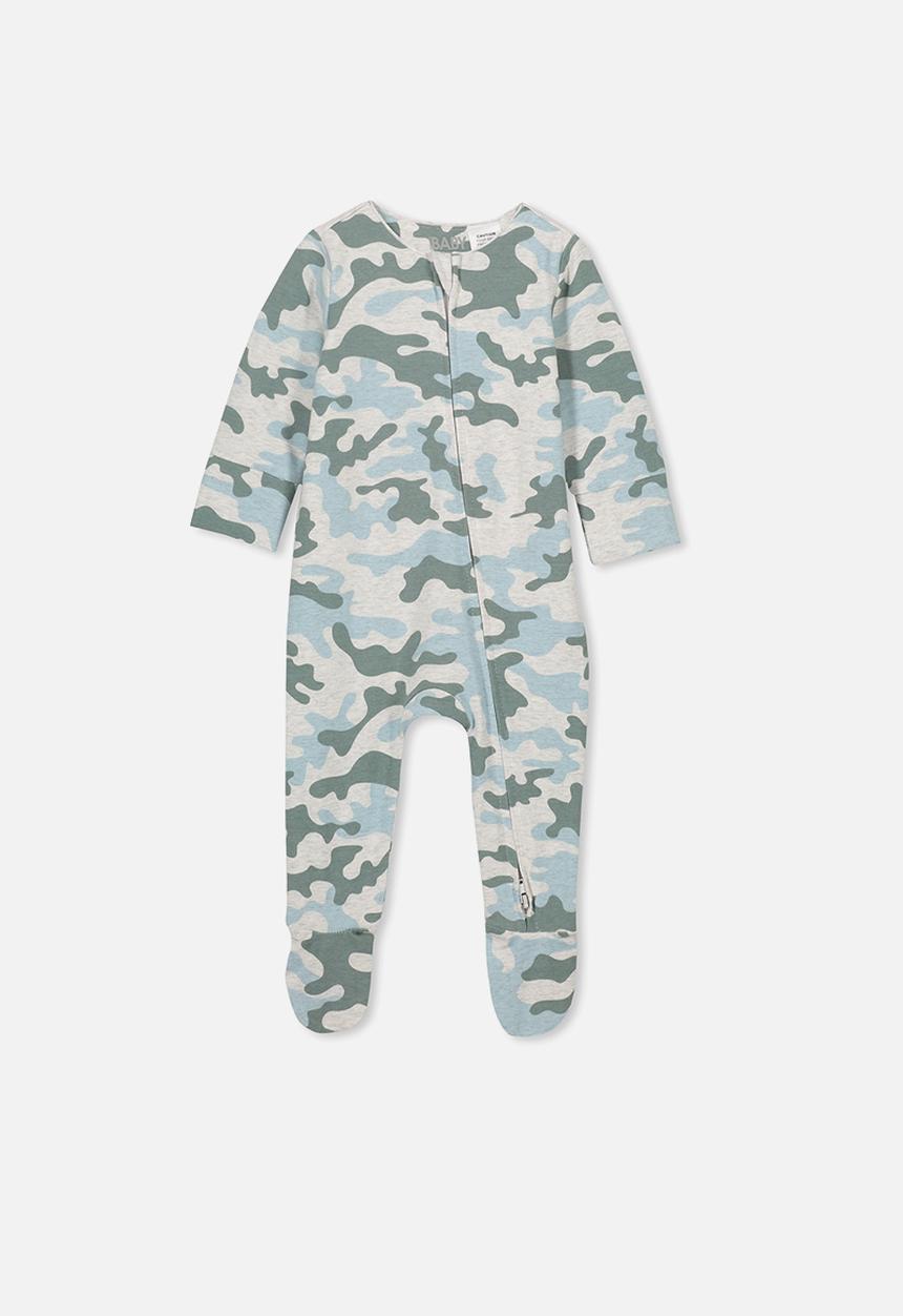 Cotton On - The long sleeve zip romper - multi