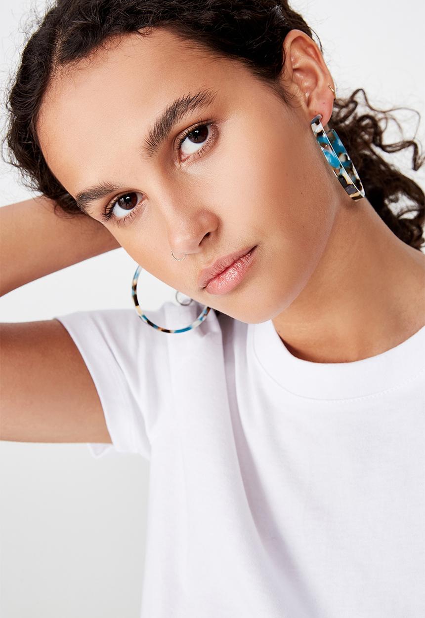 Cotton On - Savannah tort earring - multi