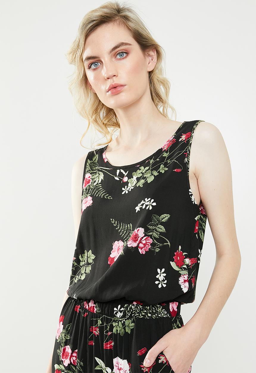 Vero Moda - Simply easy tank jumpsuit - black