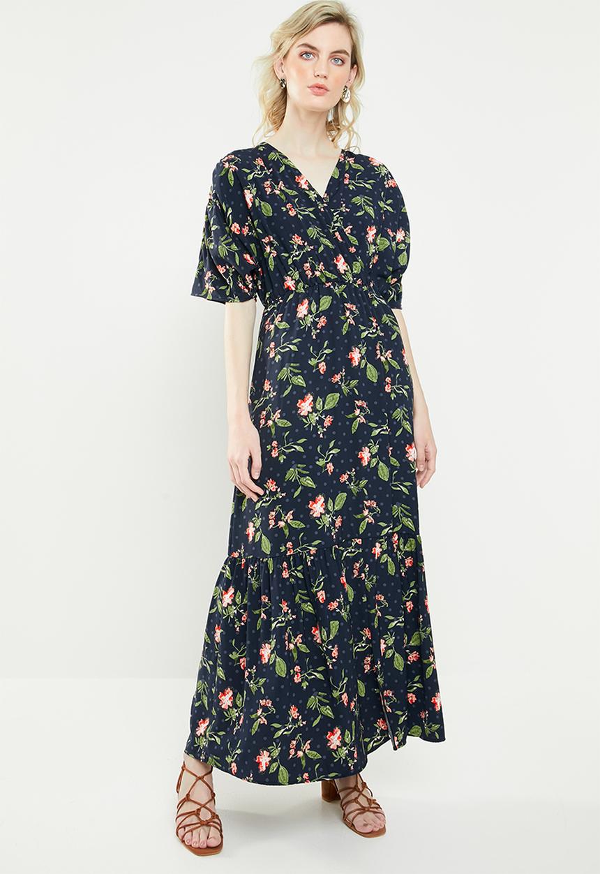 Vero Moda - Mava wide woven maxi dress - multi