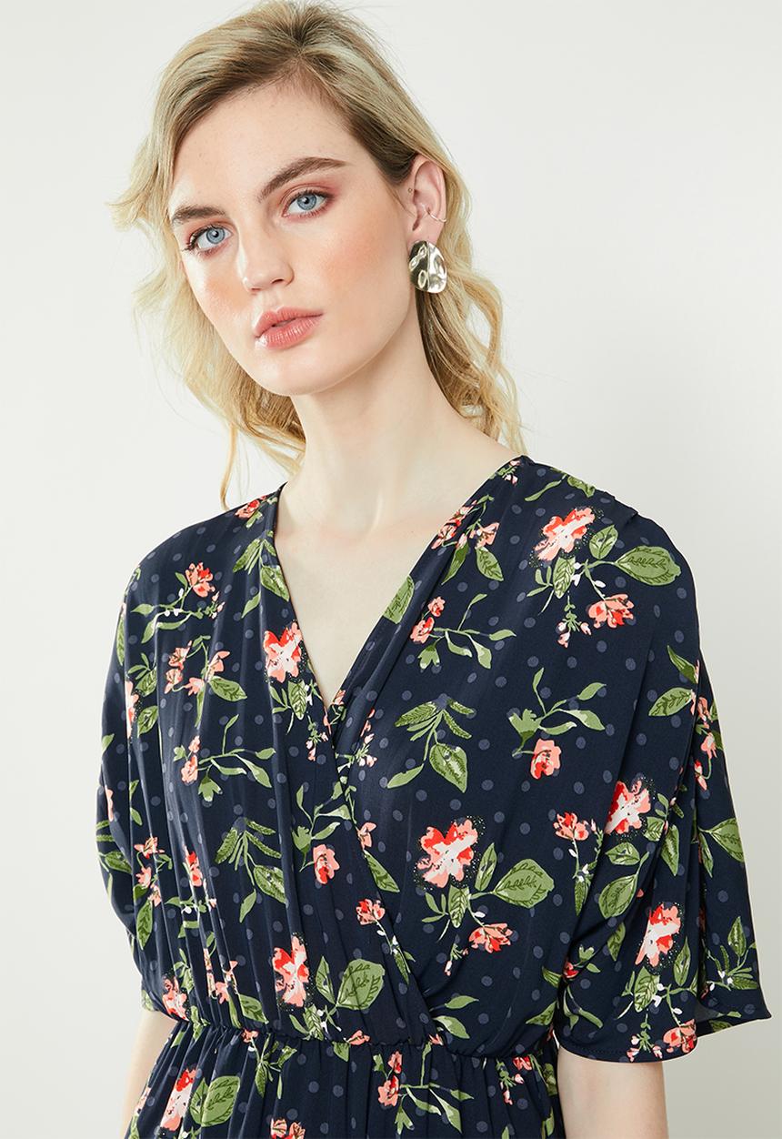 Vero Moda - Mava wide woven maxi dress - multi