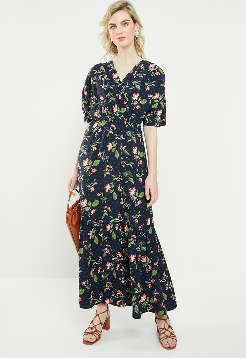 Vero Moda - Mava wide woven maxi dress - multi