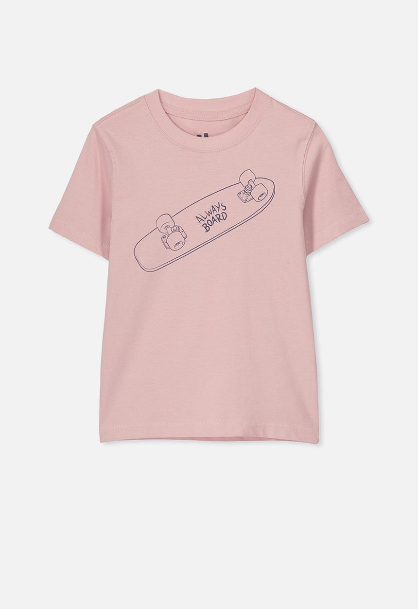 Cotton On - Max skater short sleeve tee - pink