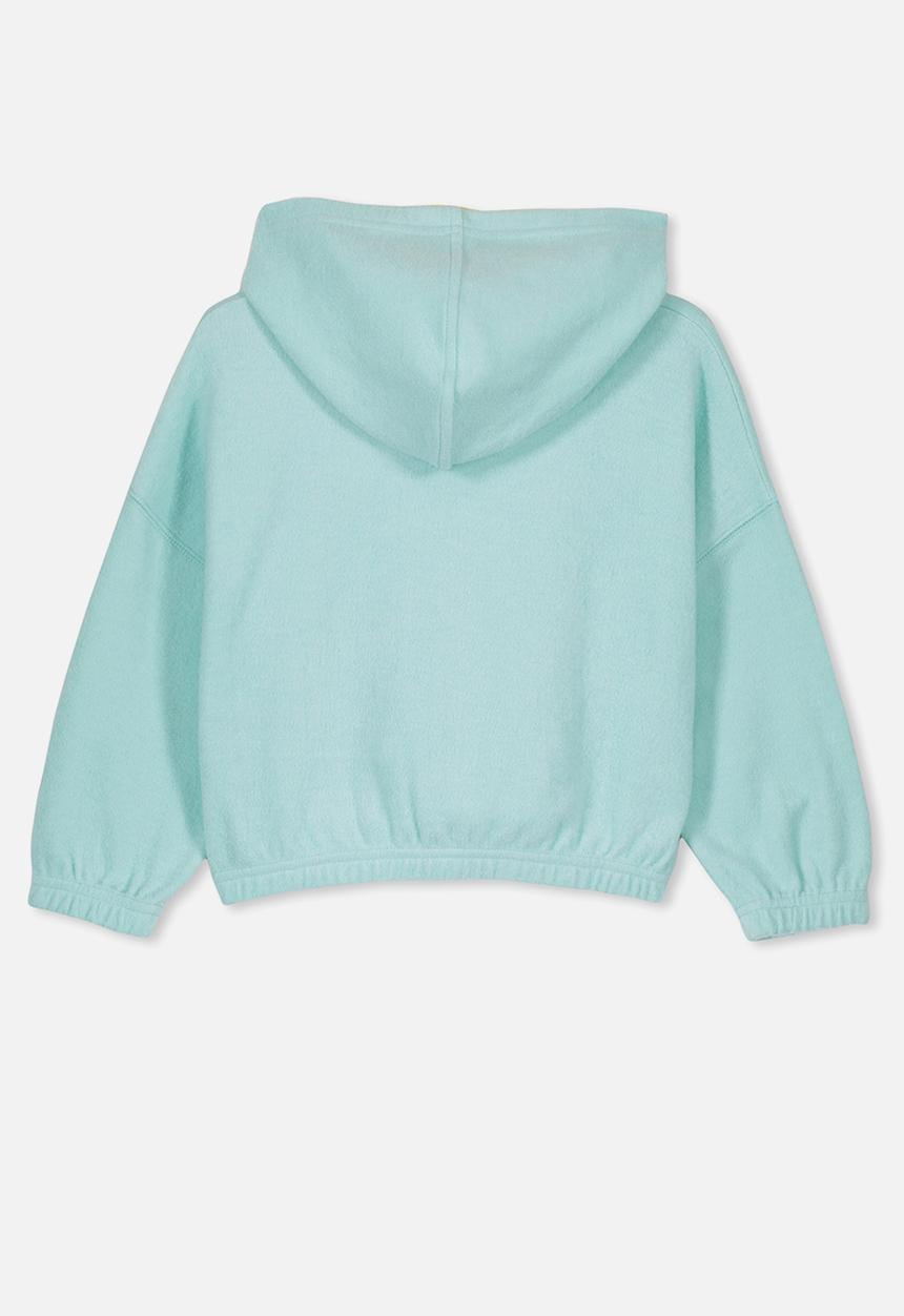 Cotton On - Suvi crop hoodie - blue