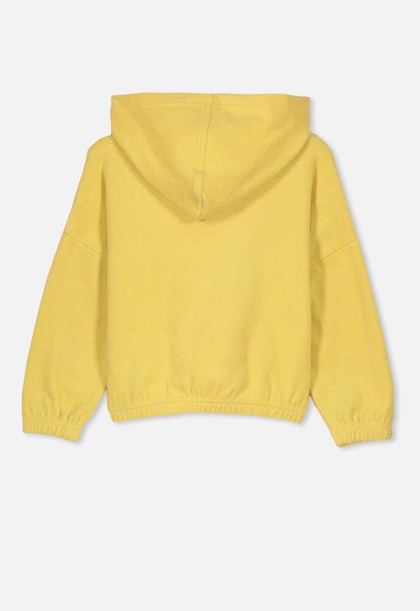 Cotton On - Suvi crop hoodie - yellow