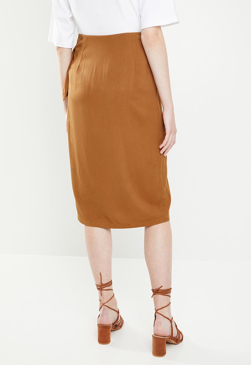 Superbalist - Midi wrap skirt - tan