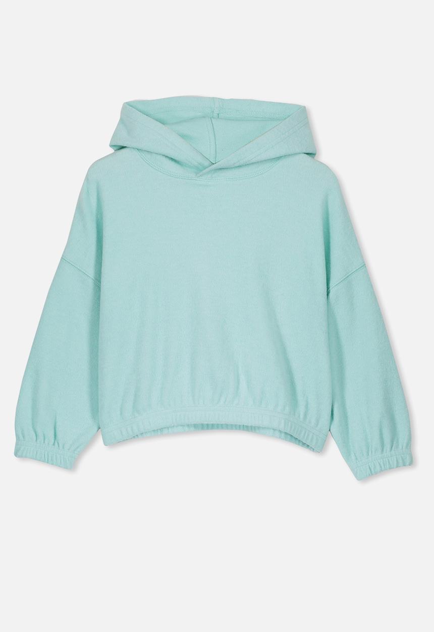 Cotton On - Suvi crop hoodie - blue