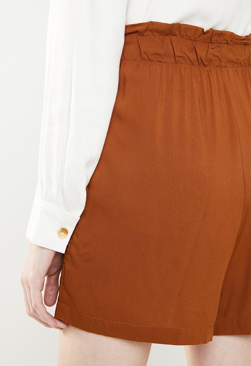 Superbalist - Soft paperbag short - rust