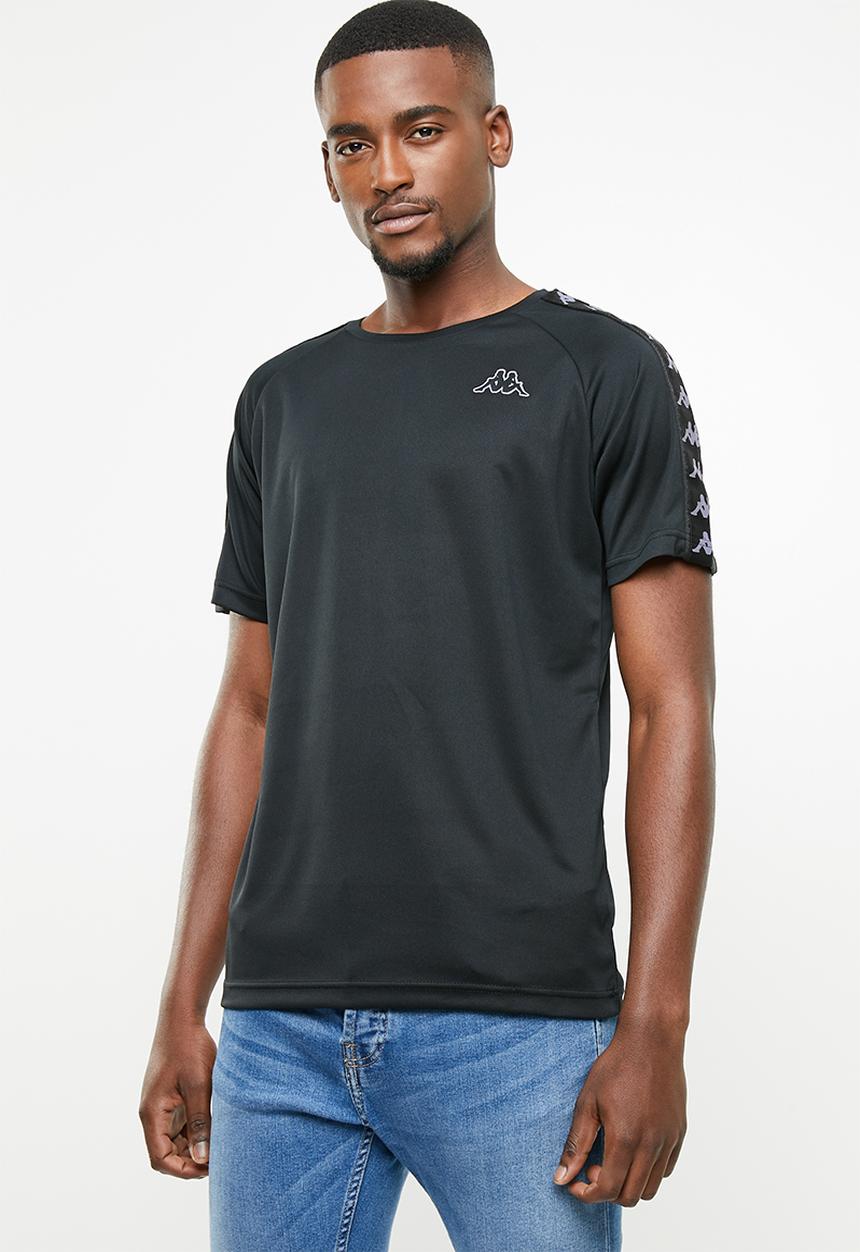 KAPPA - Banda coenly short sleeve tee - black & grey