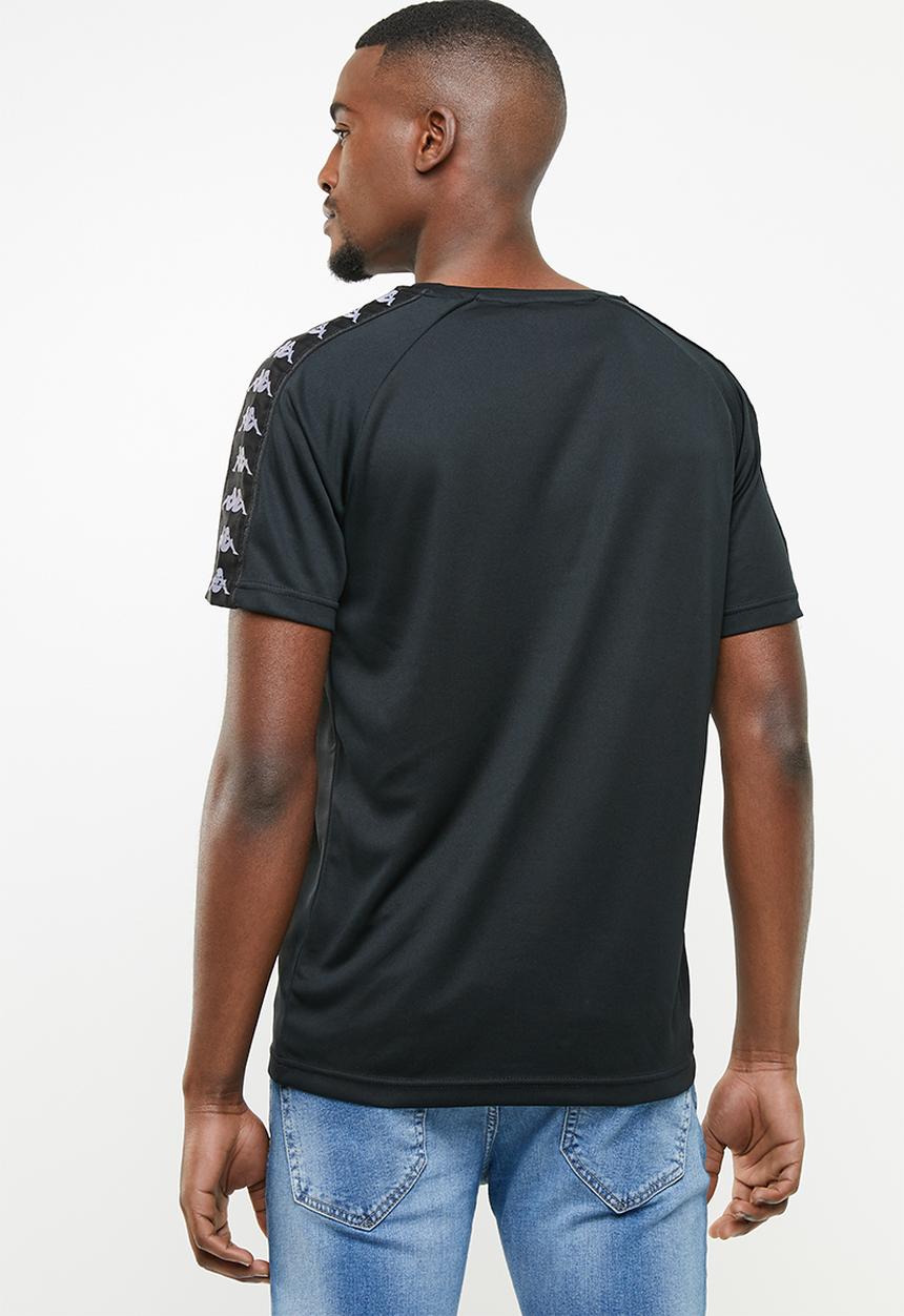 KAPPA - Banda coenly short sleeve tee - black & grey