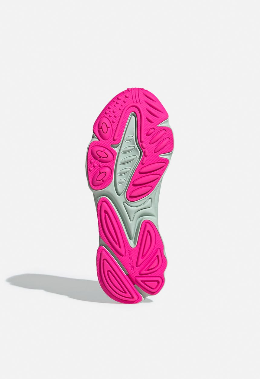 adidas Originals - Ozweego - core black/shock lime/shock pink