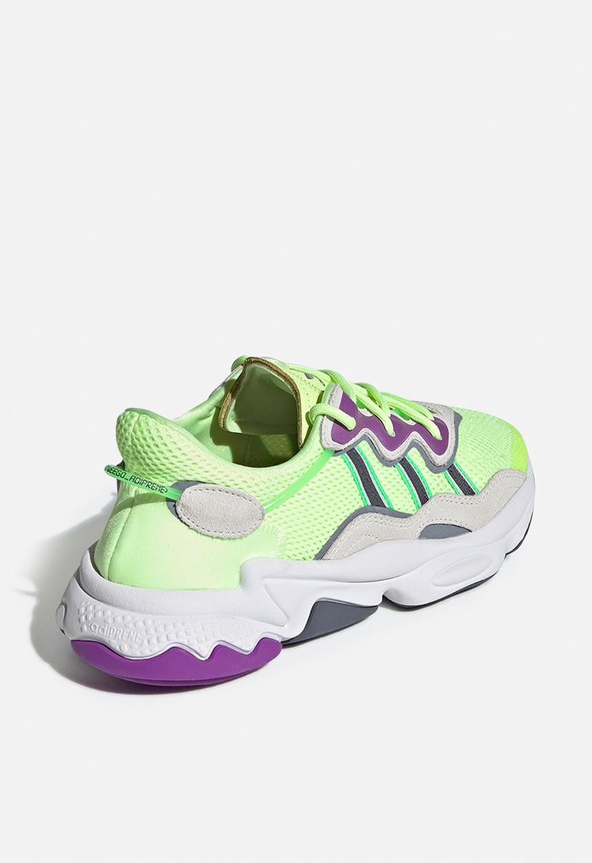 adidas Originals - Ozweego shoes - hi-res yellow/orchid tint/shock lime