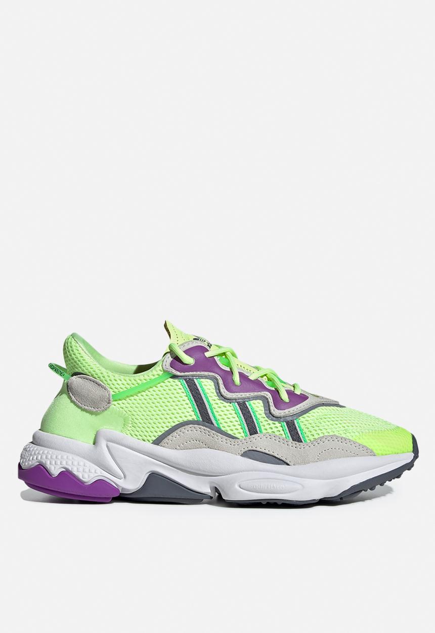 adidas Originals - Ozweego shoes - hi-res yellow/orchid tint/shock lime