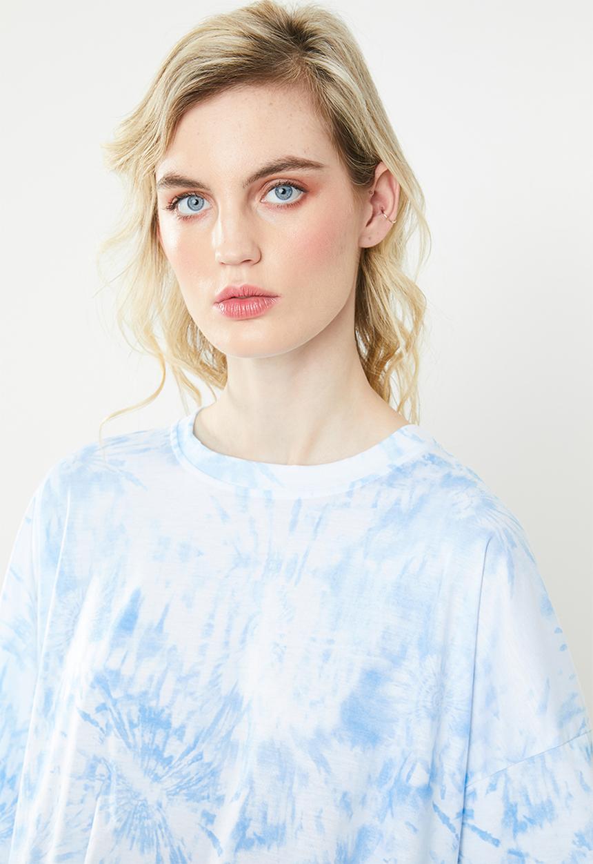Superbalist - Printed boxy tee - blue
