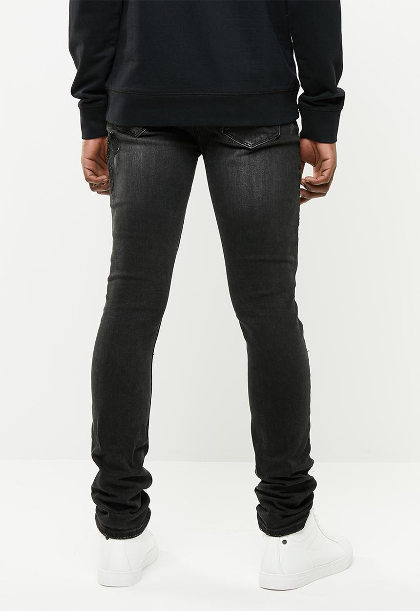 S.P.C.C - Feather panther jeans - black