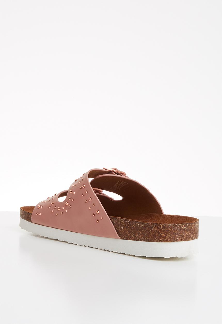 ONLY - Mathilda stud slip on - pink 