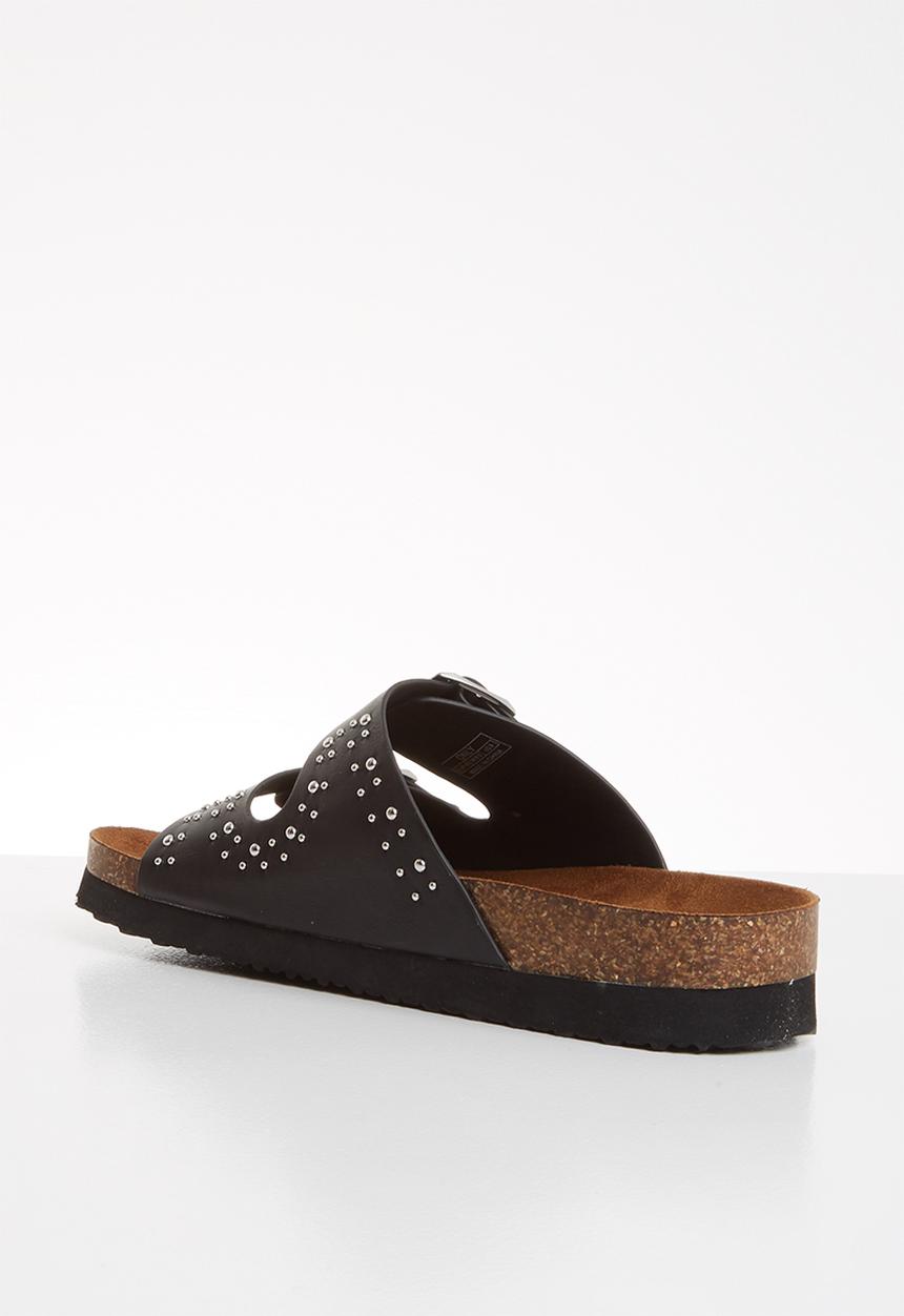 ONLY - Mathilda stud slip on - black