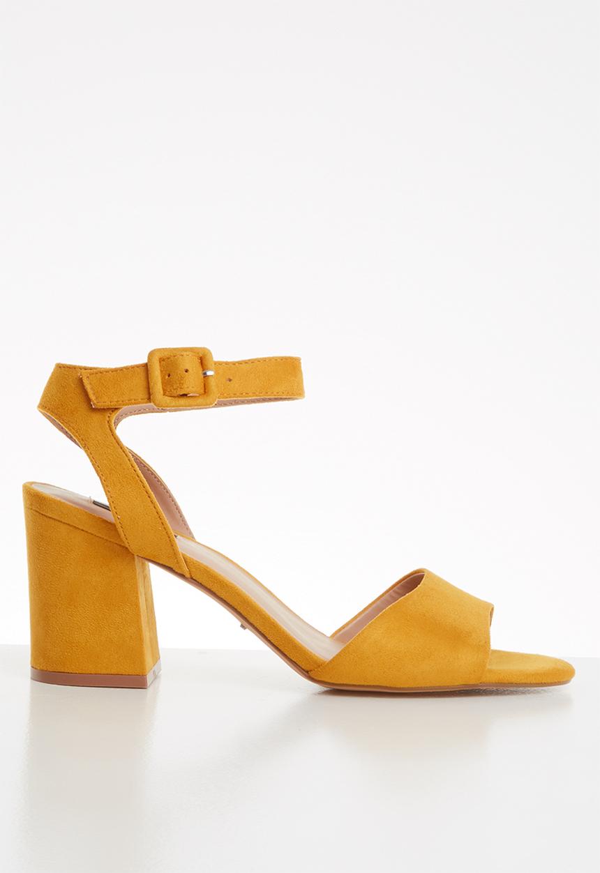 ONLY - Amanda heeled sandal - yellow 