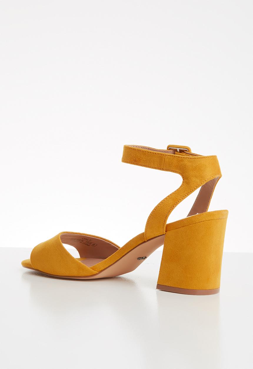 ONLY - Amanda heeled sandal - yellow 
