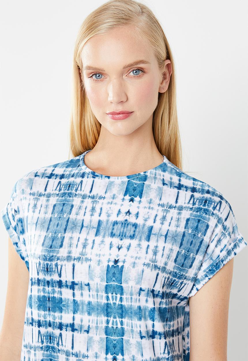 Superbalist - Grown on sleeve T-shirt dress - blue 