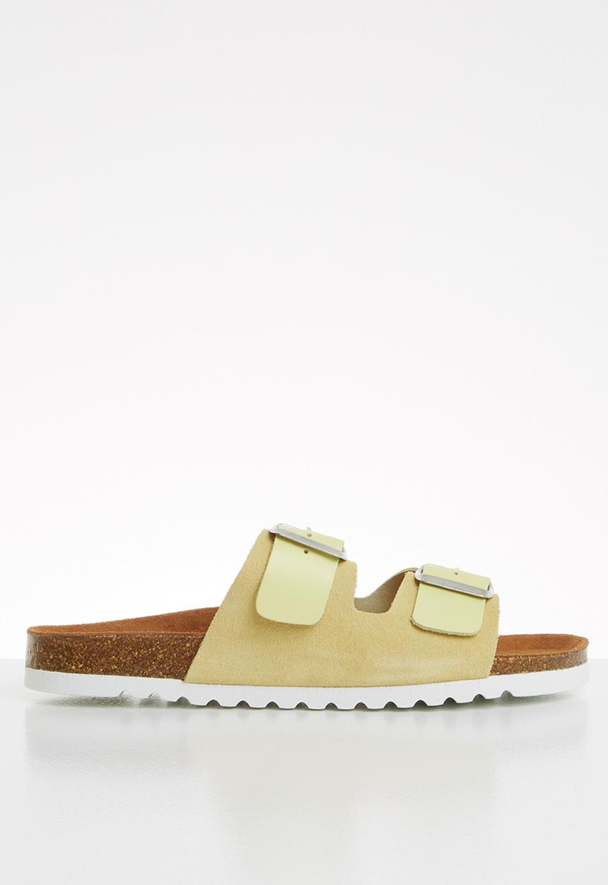 Vero Moda - Carla leather sandal - yellow