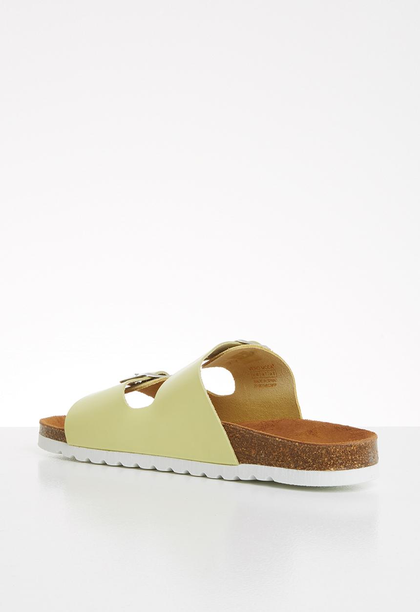 Vero Moda - Carla leather sandal - yellow