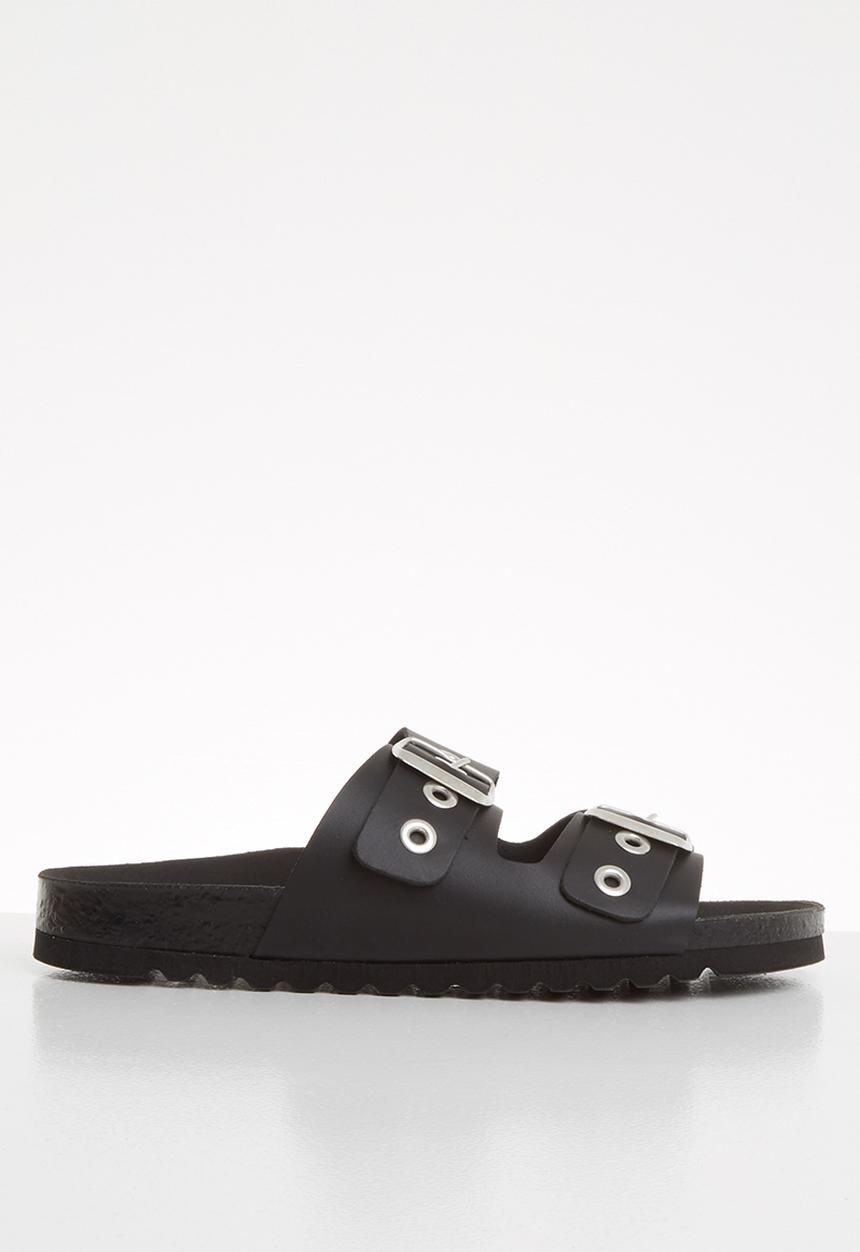 Vero Moda - Laura leather sandal - black