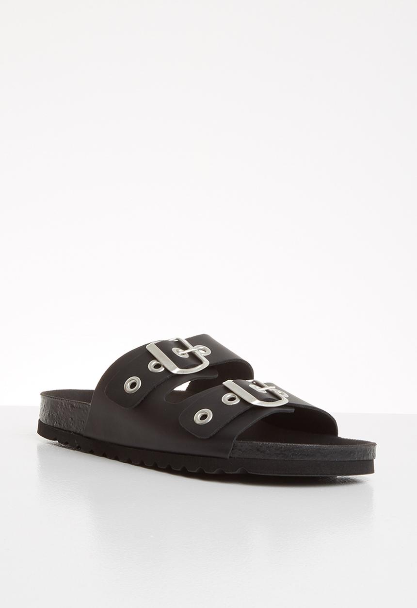Vero Moda - Laura leather sandal - black