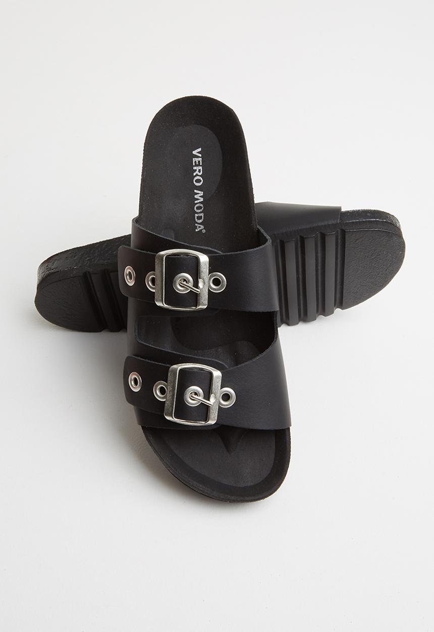 Vero Moda - Laura leather sandal - black